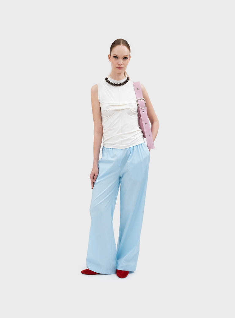 Vicky Light Blue Trousers